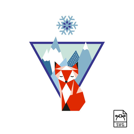 Graphic Corner Mountain fox - Vector graphics demo_18