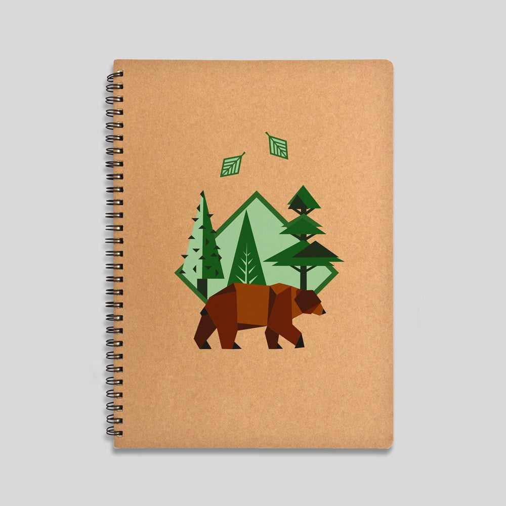 Graphic Corner Brown bear notebook demo_9