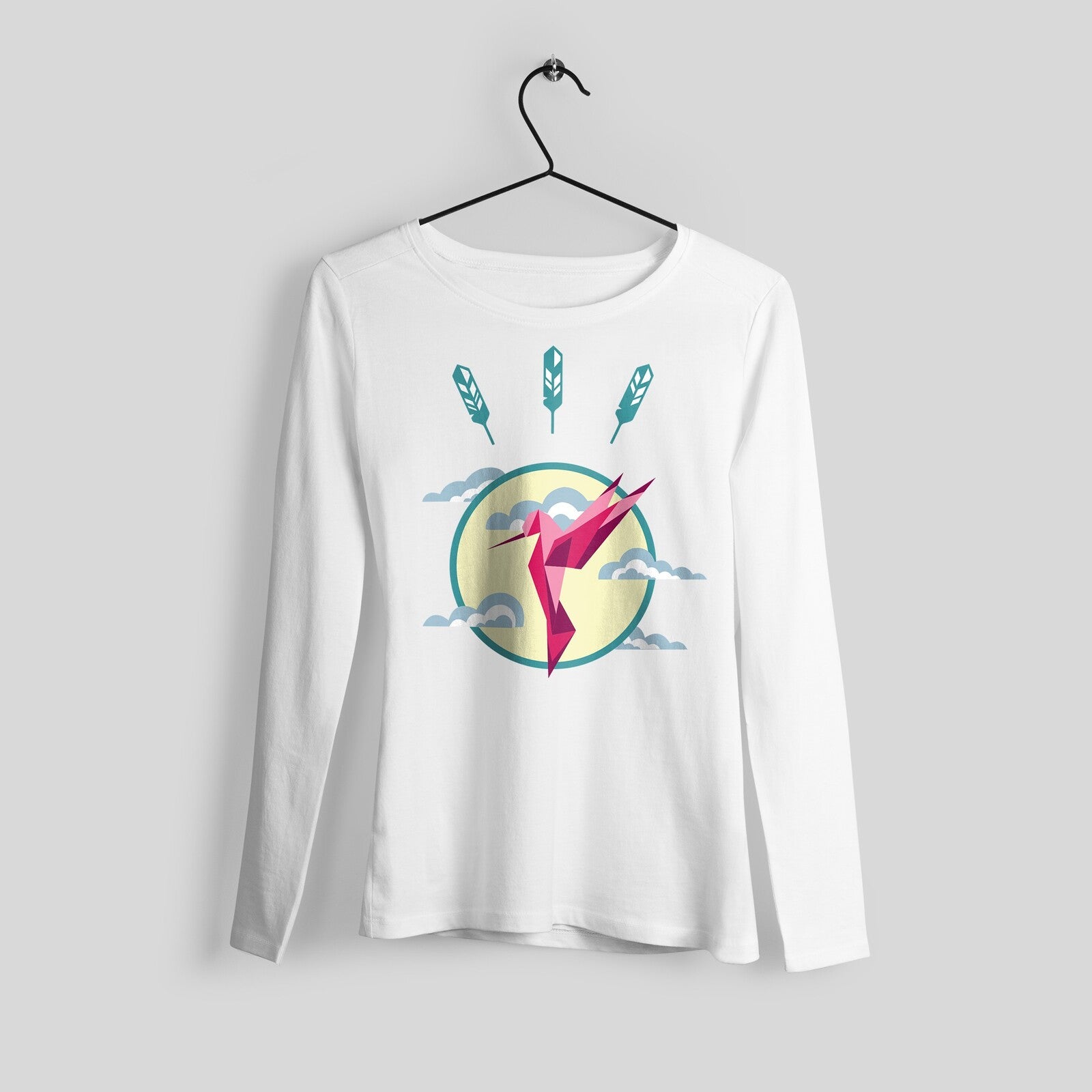 Studio Design Hummingbird printed sweater demo_3