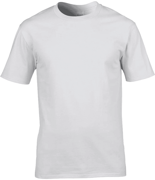 Plain white t-shirt on a white background