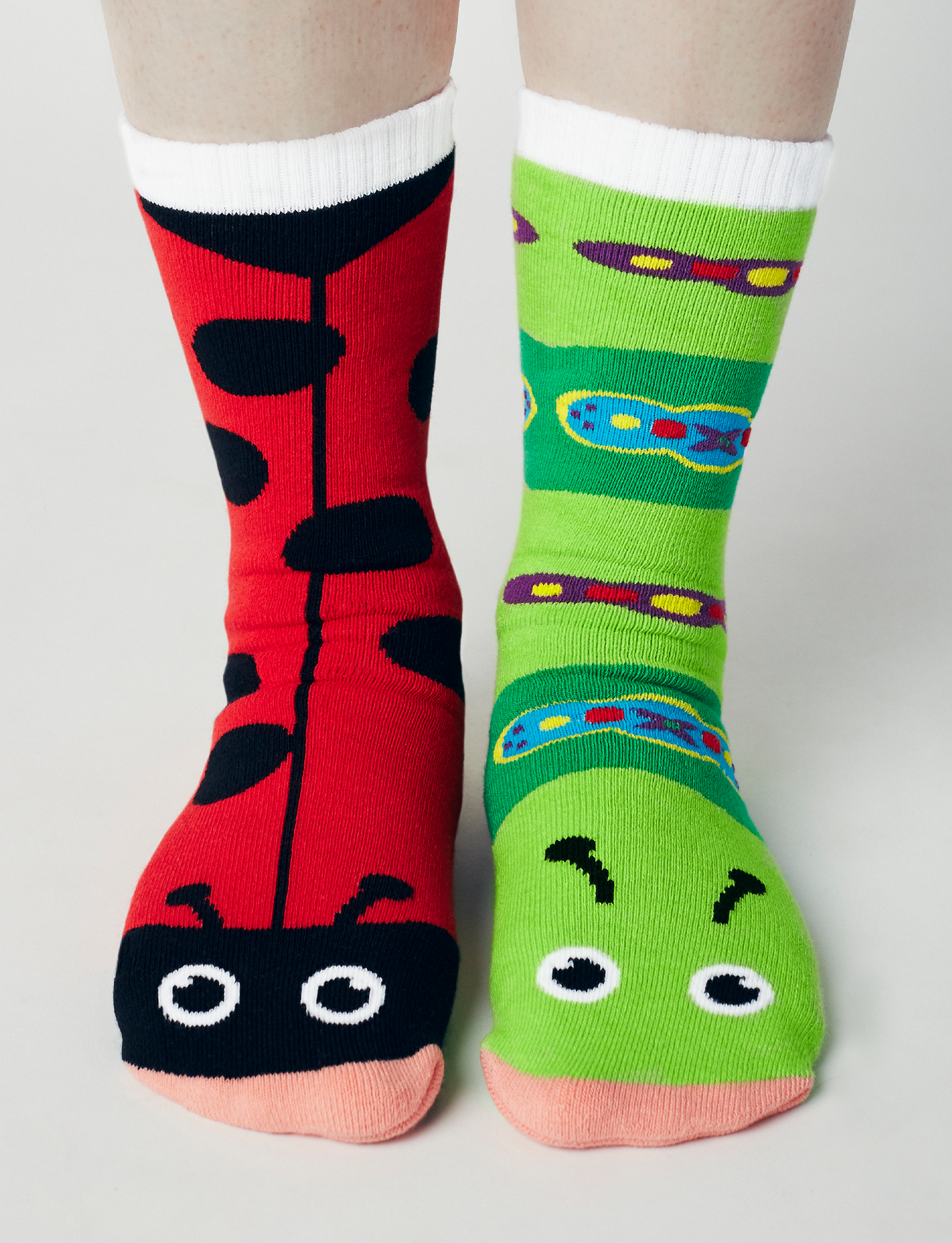 ADULT LADYBUG & CATERPILLAR SOCKS - Call of duty toys test 2